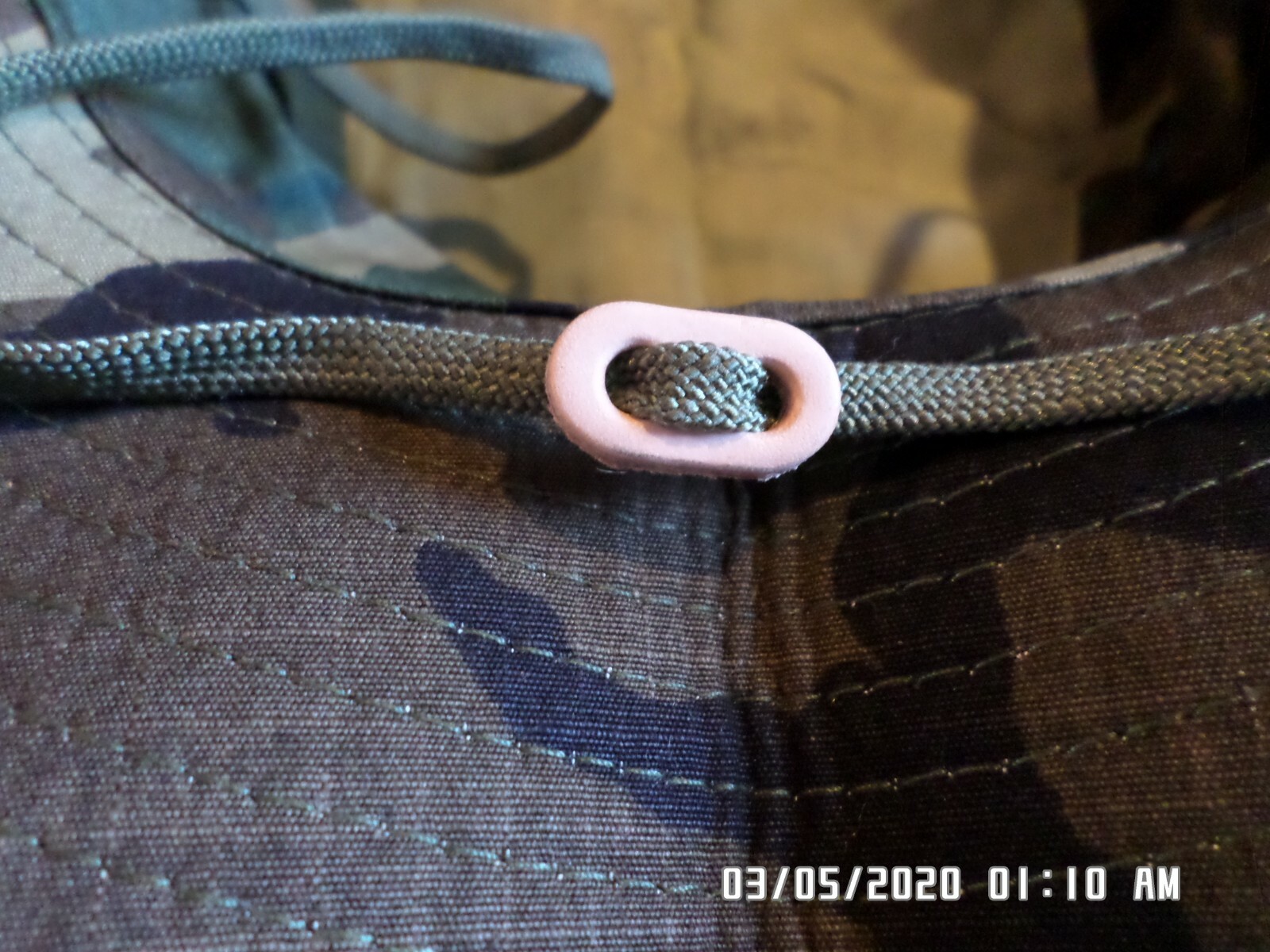 U.S MILITARY ARMY VIETNAM JUNGLE BOONIE HAT TYPE II ERDL CAMOUFLAGE LARGE 7 1/2