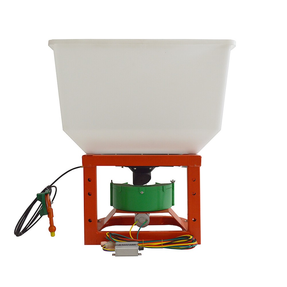 Fertilizer Spreader for Mini Tractor 265Lbs 12V ATV