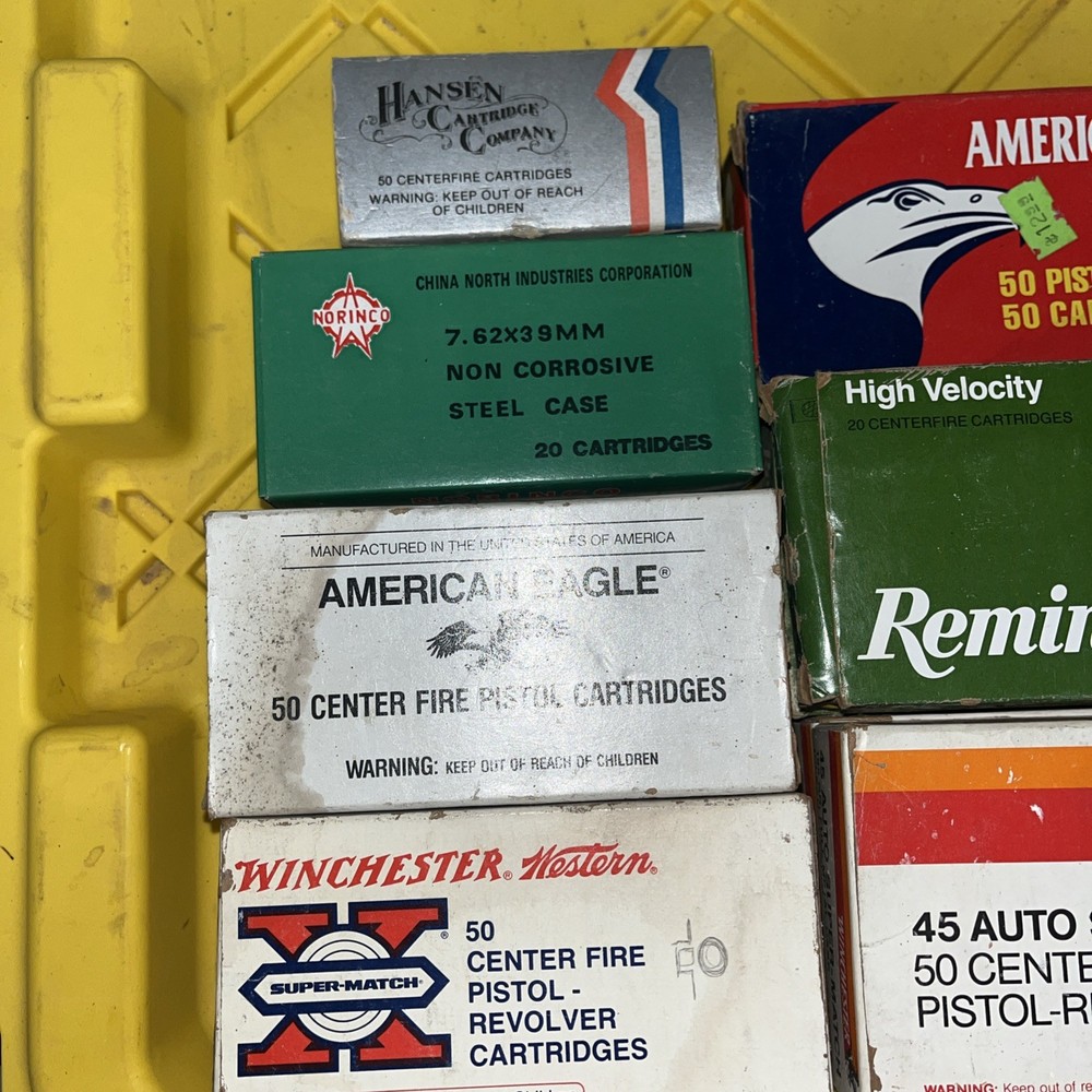 Lot Of 12- Assorted Empty Ammo Boxes