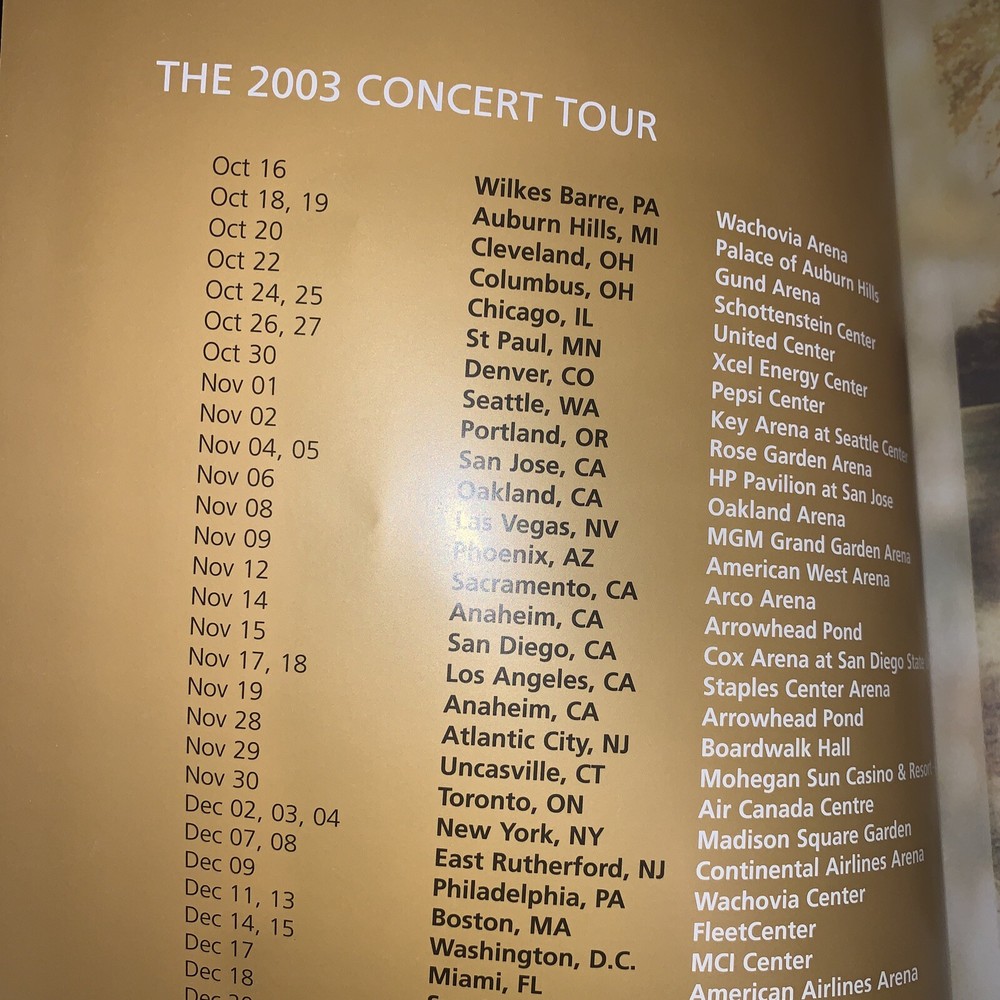 Simon & Garfunkel - The 2003 Concert Tour Program