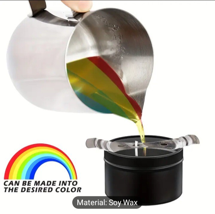 Lunarystik Black Candle Making Kit