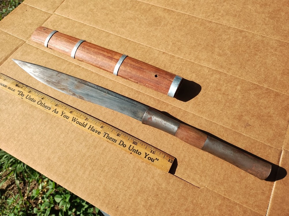 Vintage Burmese Dagger Knife 16"