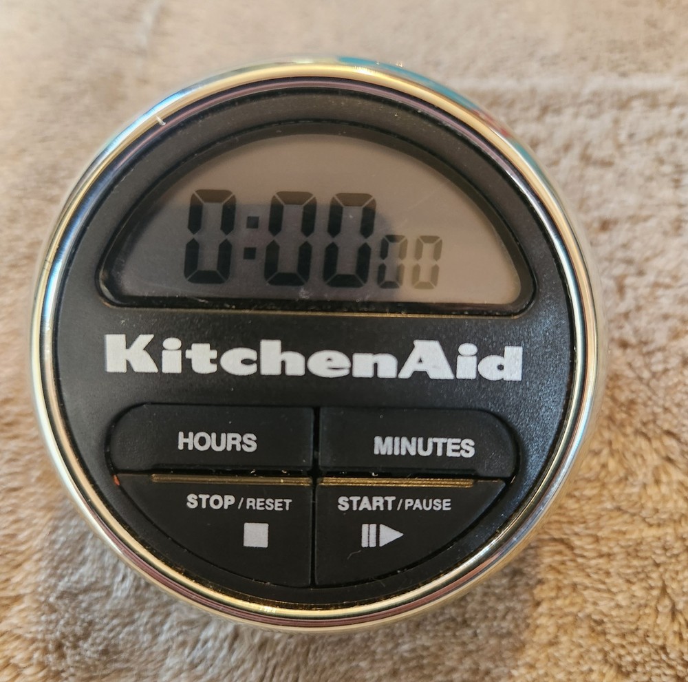KitchenAid Digital Timer Black and Chrome TESTED