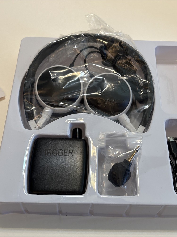 Iroger Hearing/Sound Amplifier Rechargeable Hearing Assistance Device OPEN BOX