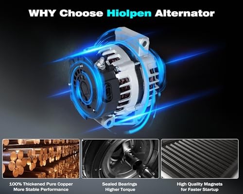 Alternator Replacement for Chevy Traverse 2009-2016 Compatible with for Saturn