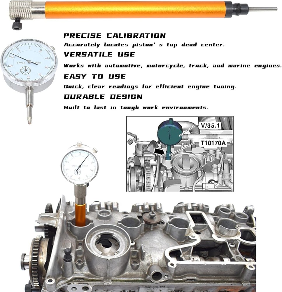 Camshaft Crankshaft Engine Timing Tool Kit, 31PCS Set Compatible with