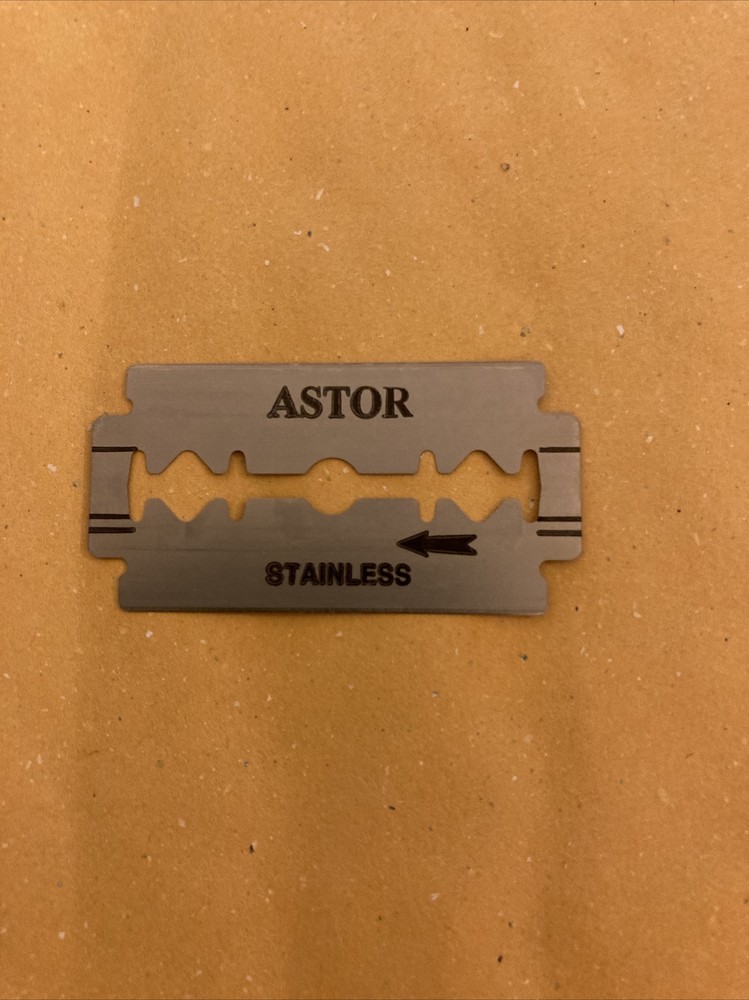 5 Double Edge Razor Blades, BIC Astor Bic Stainless