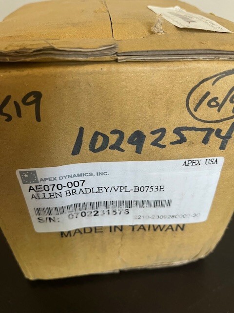 Apex Dynamics AE070-007 Gearbox 7:1 NEW