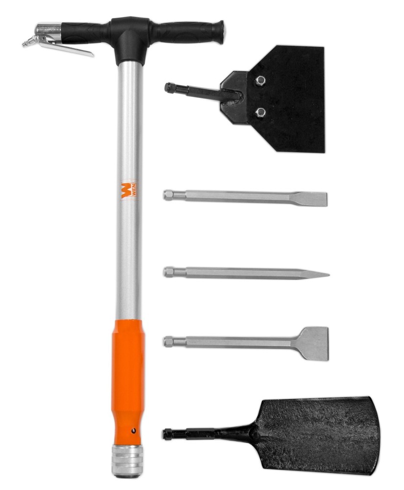 WEN 61635 5-in-1 Pneumatic Multi-Function Tool with Scraper, Shovel, and Chisel