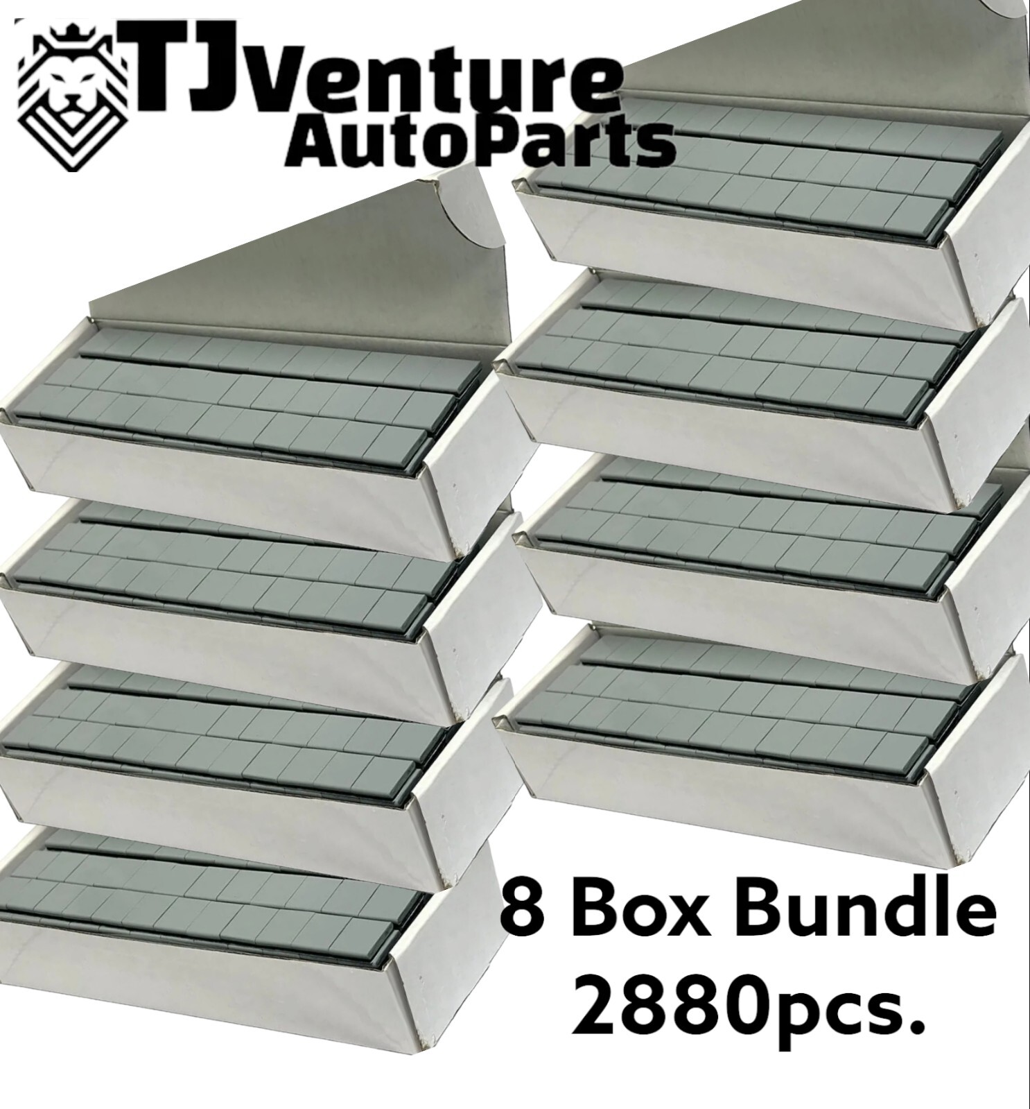 8 BOX BUNDLE 1/4OZ GRAY WHEEL WEIGHTS STICK-ON ADHESIVE TAPE 6 LBS LEAD-FREE