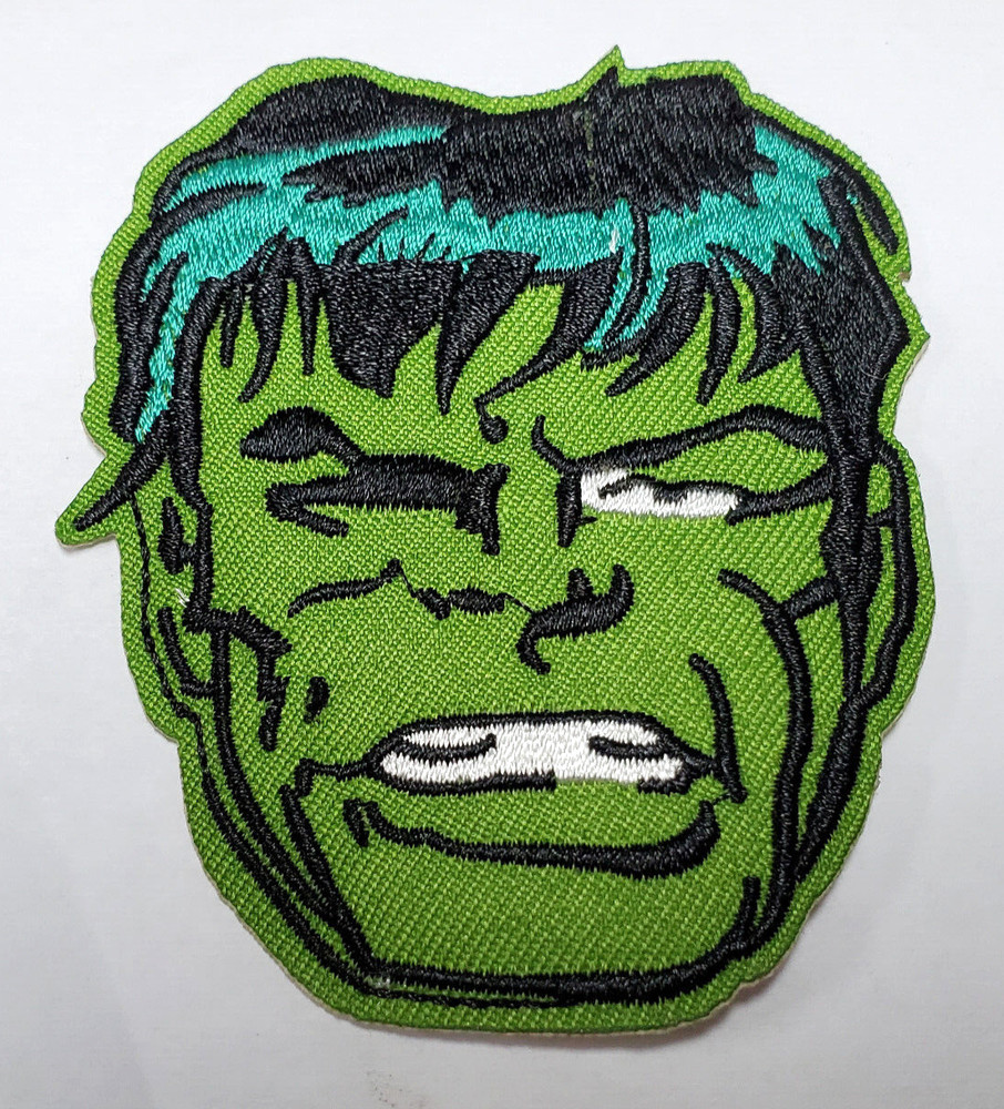 Incredible Hulk Die Cut Head  3"  Patch- Mailed from USA