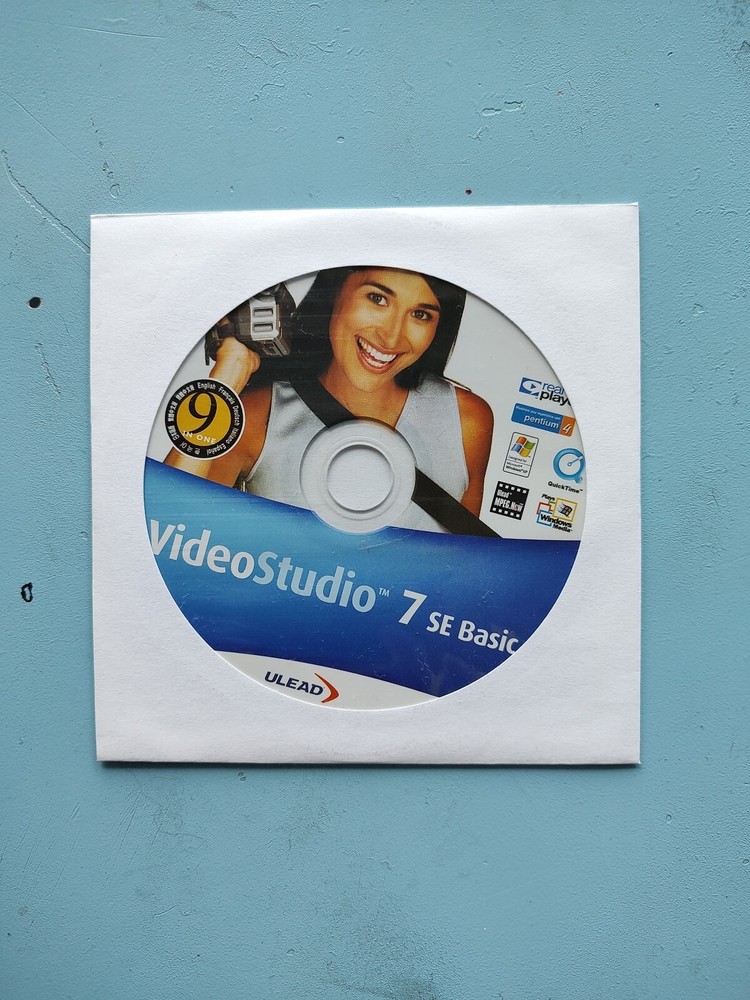 Video Studio 7 SE basic Ulead PC Creative Intelligence 2003 Real Player Quick