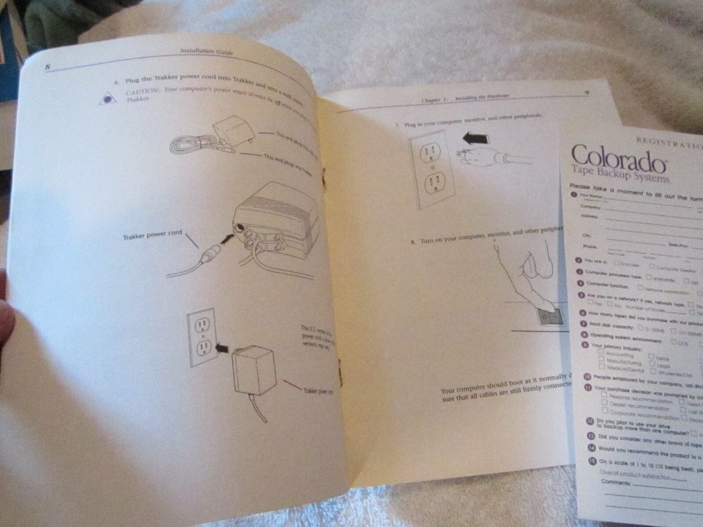 Installation Guide User Manual for Tape Backup System Jumbo Trakker