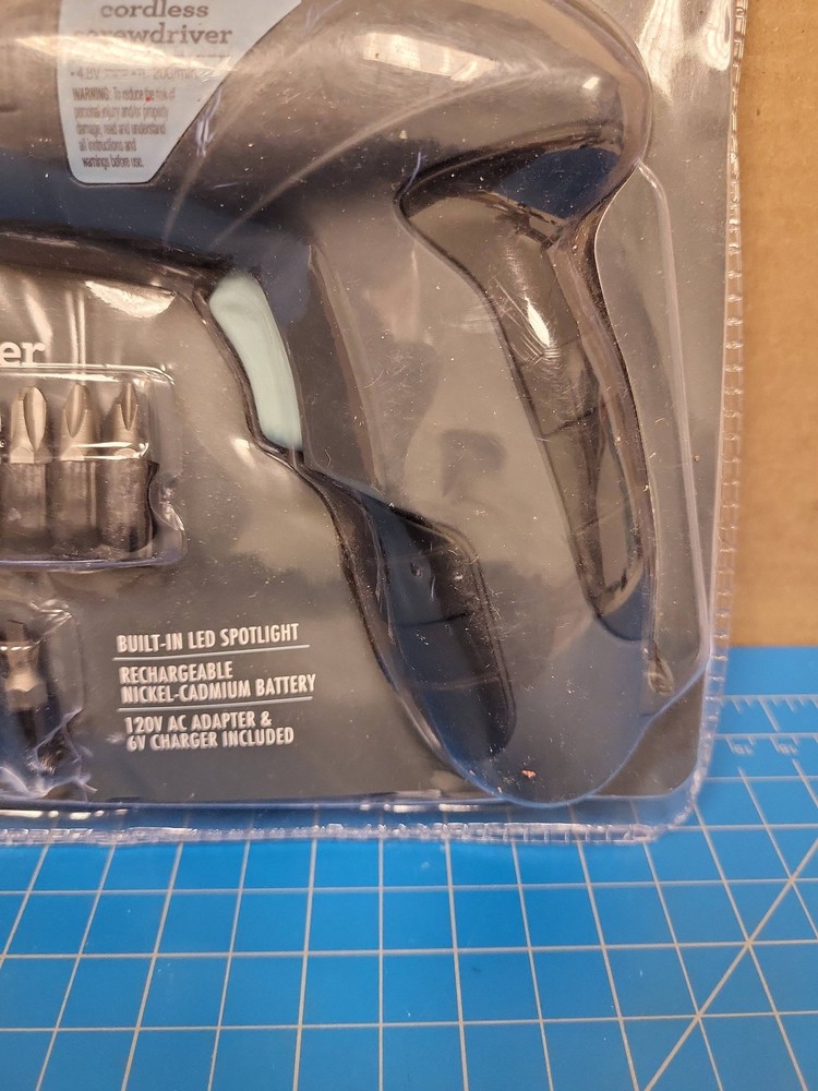 Complete Home Cordless Screwdriver Rechargeable Battery Power Tool Driver Bits