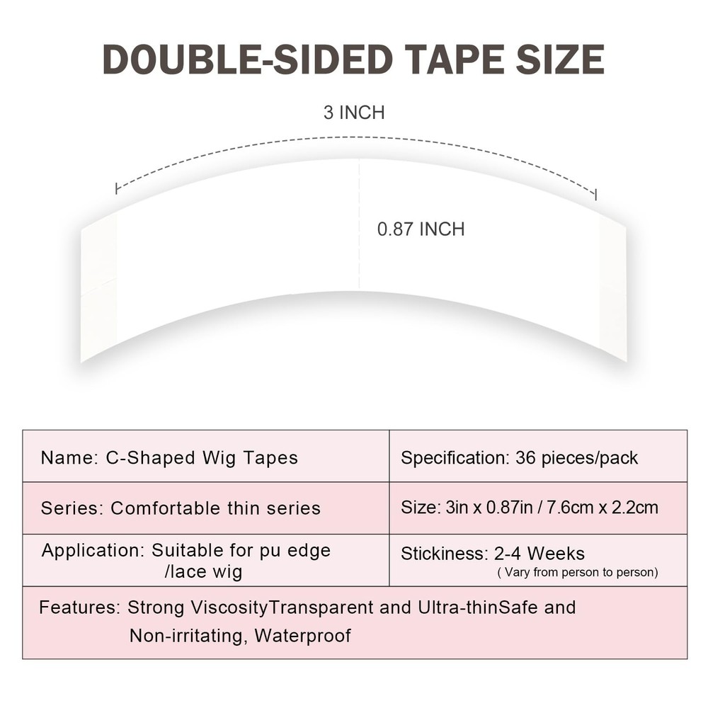 Double Sided Wig Tape Waterproof 36 Strips