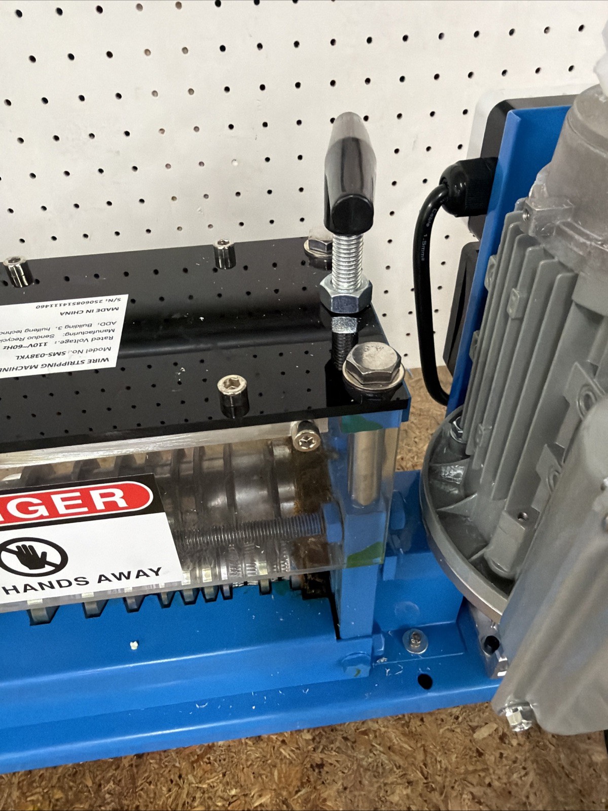 VEVOR Electric Cable Stripping Machine 370Watt 0.06" to 0.15" NO MOTOR FAN COVER