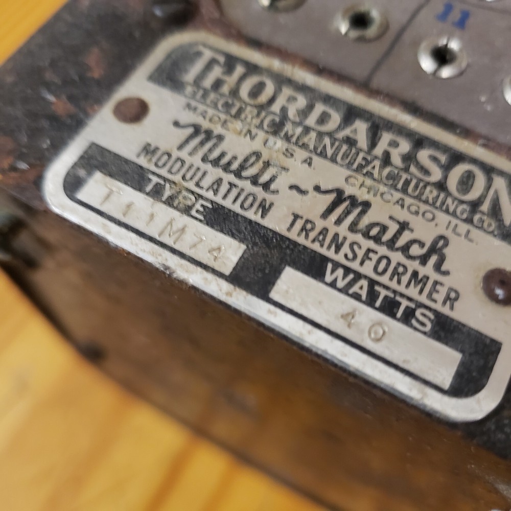 Thordarson CHT Multi Match Modulation Transformer T11 M 74