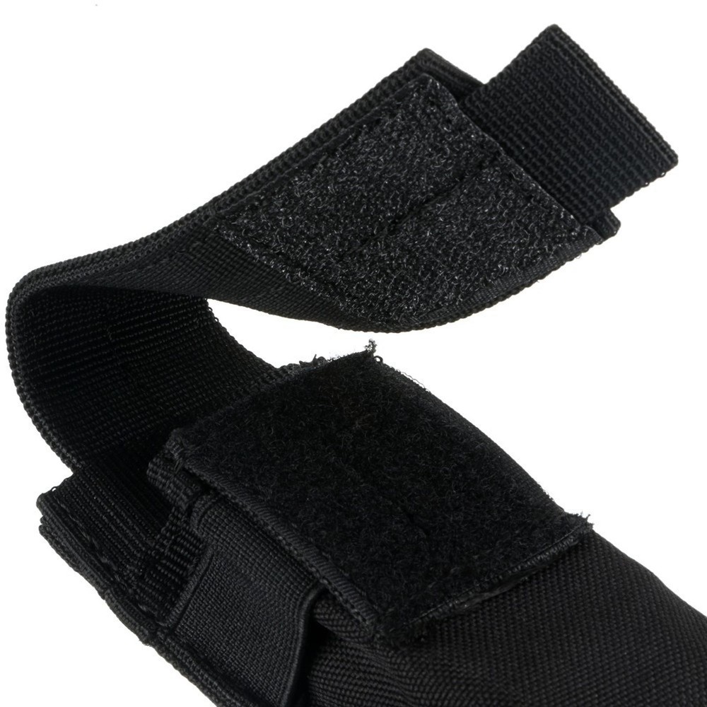 Black 600D Nylon Tactical Tools Pouch Flashlight Small Phone&Tool Holder Case
