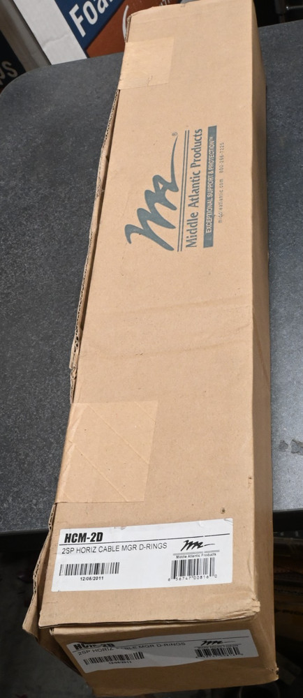 Middle Atlantic HCM-2D Horizontal Cable Manager FREE SHIPPING