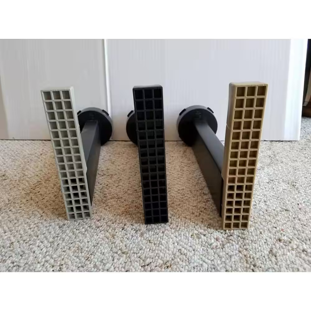 Universal Retaining Wall Block Drain Black