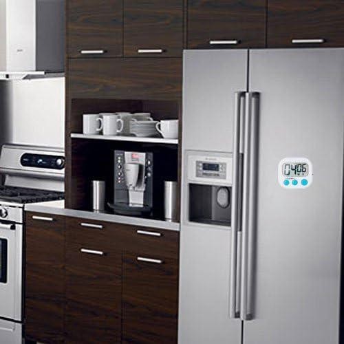 6 Pack Small Digital Kitchen Timer Magnetic Back And ON/Off Switch,Minute Second