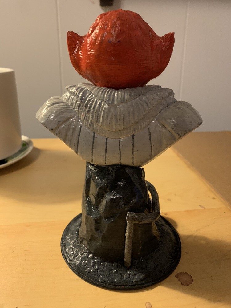 Pennywise Hand Painted 3D Print