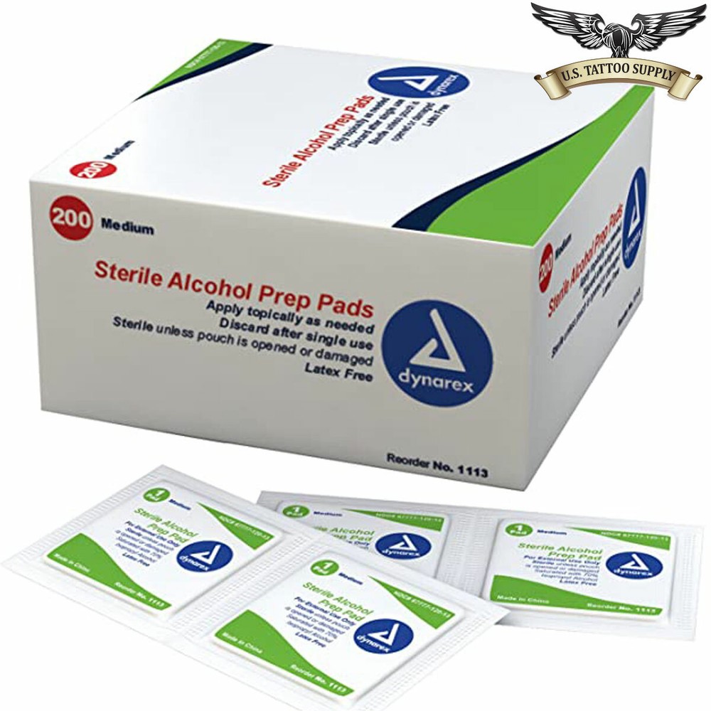 Sterile Alcohol Prep Pads Medium 200/Box