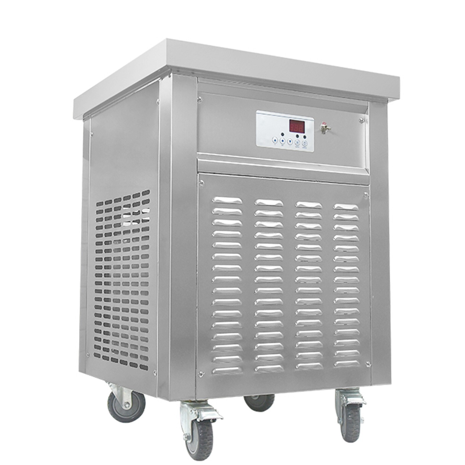 Kolice ETL 21"x21" Square Pan Fried Ice Cream Machine Roll Ice Cream Machine