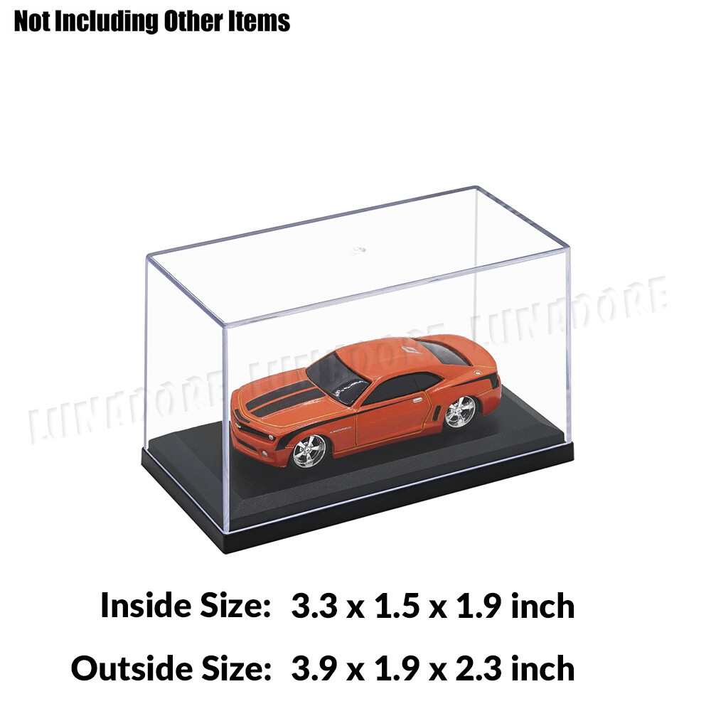 Small Acrylic Display Case Collectibles Box Dustproof 1/64 Diecast Action Figure