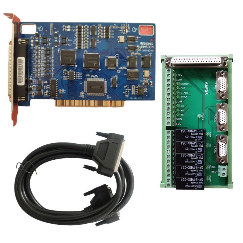 Universal PMC53C Set CNC Control Board Control Card for 3-Axis Controller