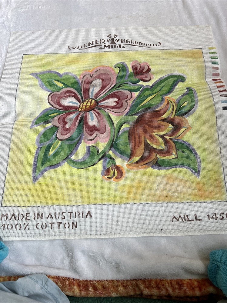 hand painted needlepoint canvases