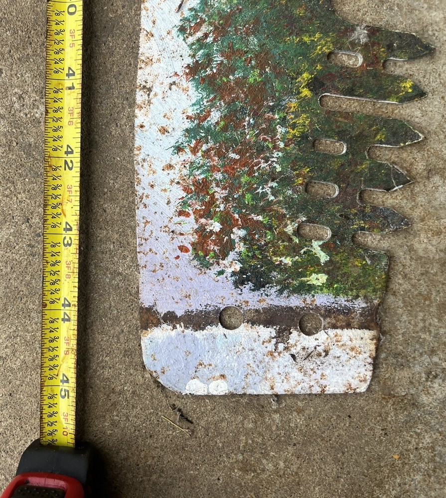 Antique Hand Saw Hand Painted