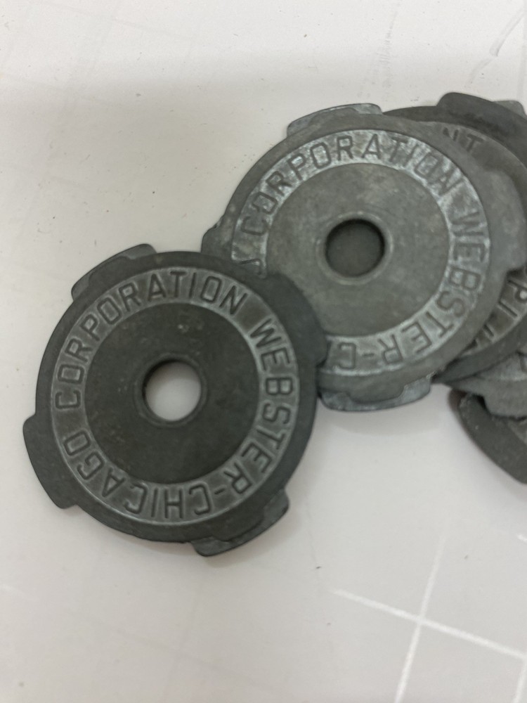 VTG. 45 RPM WEBSTER 60'S RECORD INSERTS/ADAPTERS
