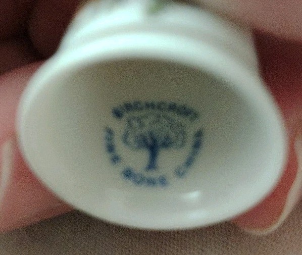 22 Assorted Birchcroft China Thimbles