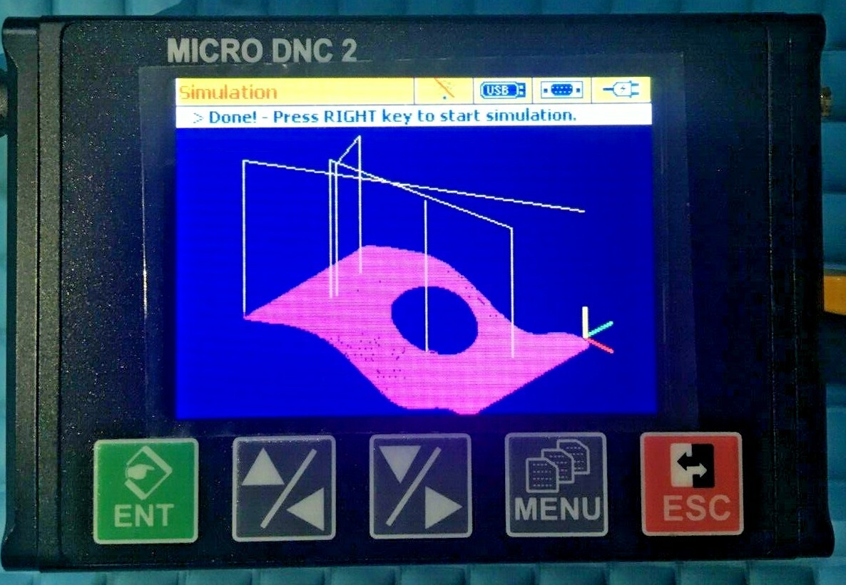MICRO DNC . Drip feed DNC,USB READER to cnc machine