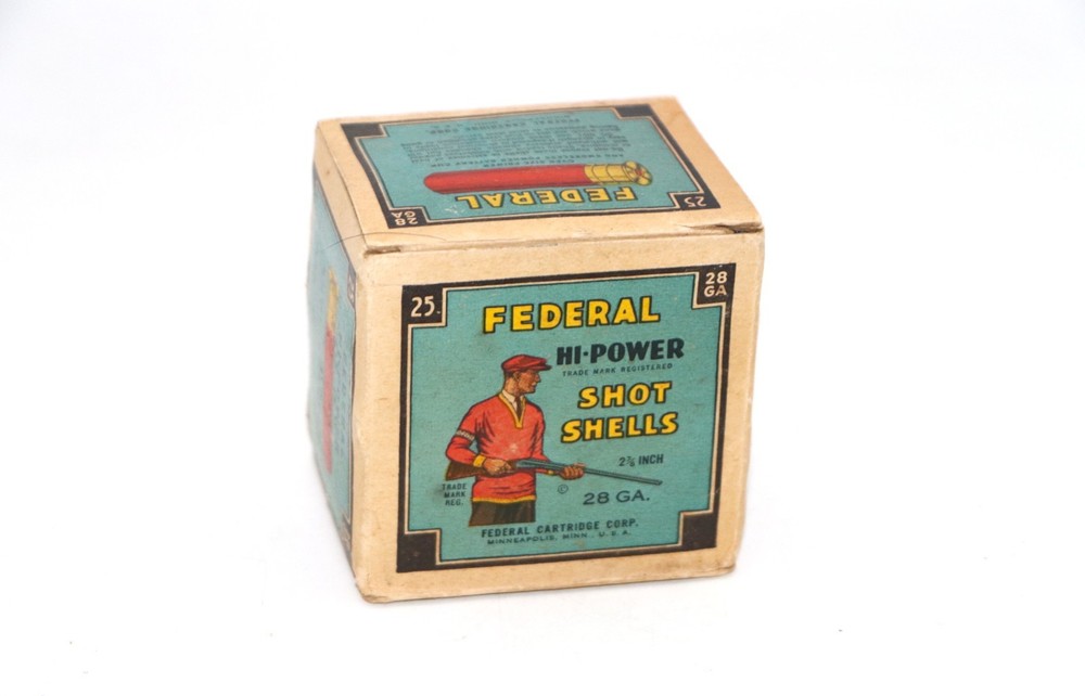 Federal Hi-Power 28 Gauge 1-Pc. Box - Empty