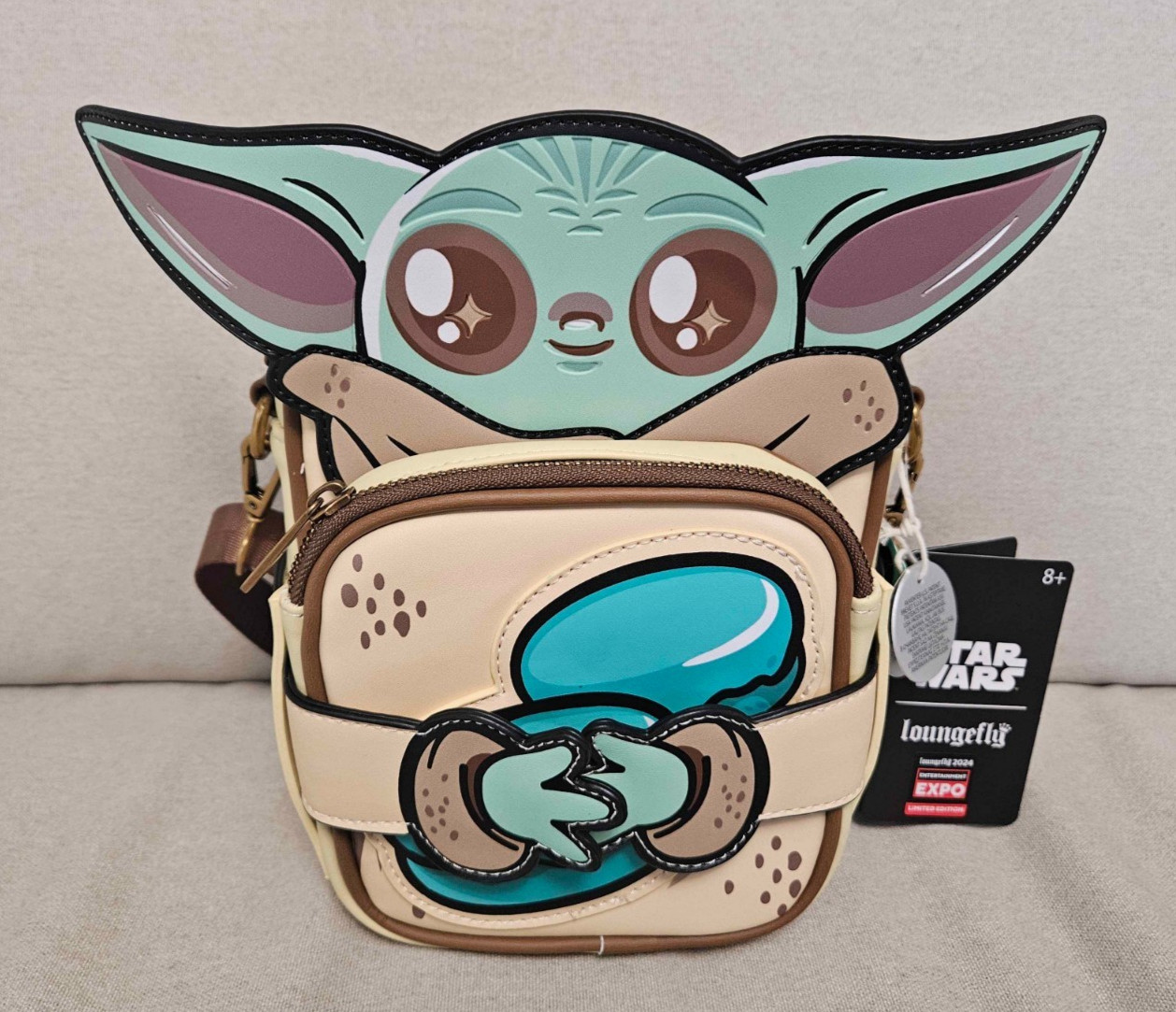 Loungefly Star Wars The Mandalorian C2E2 Grogu Crossbody with Coin Purse BNWT