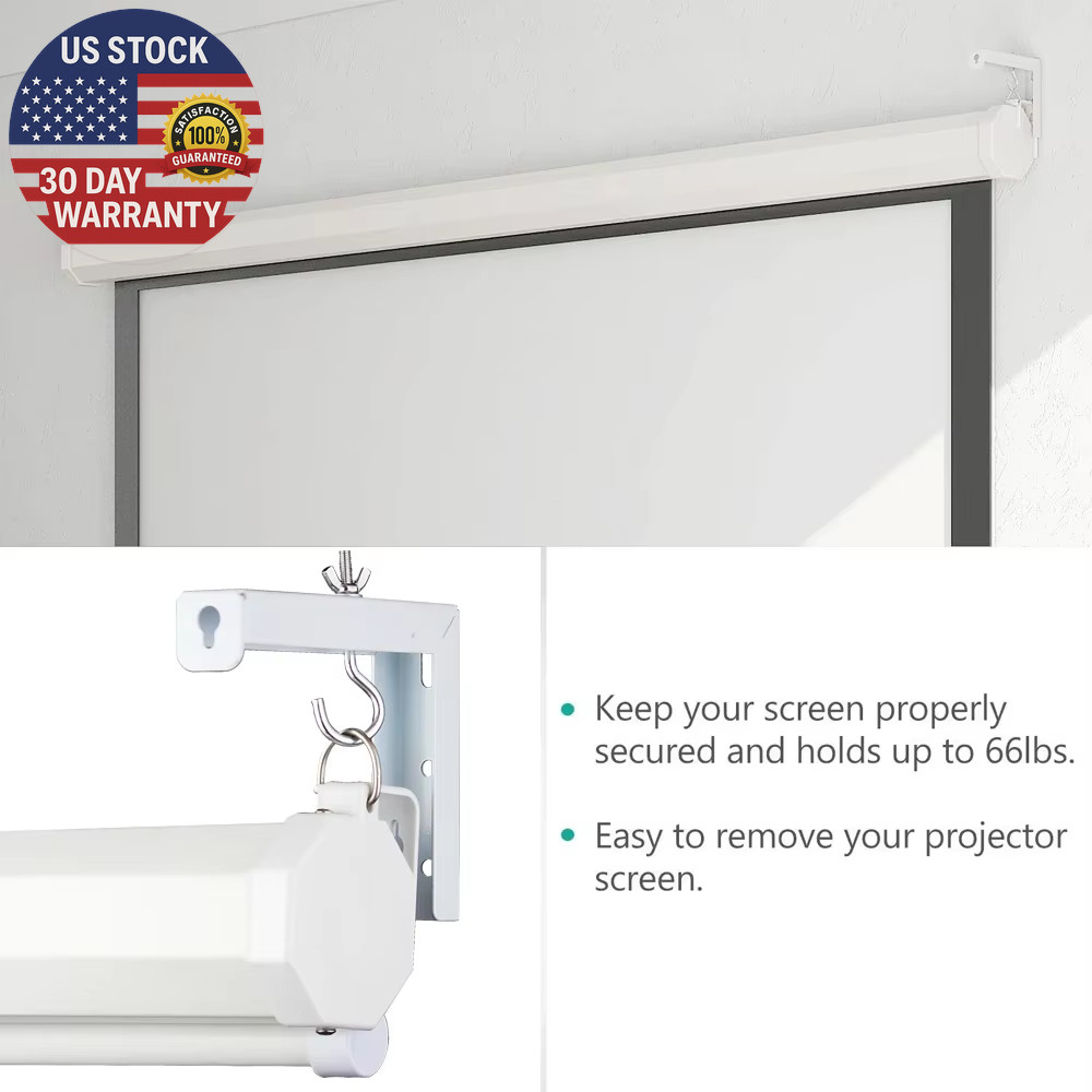 Universal Adjustable Projector Screen Mounting Hook Projection Screen Wall Hangi