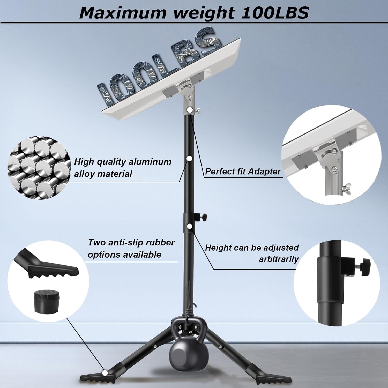 Starlink Performance Gen 3 Mount, Starlink Tripod Mount with Stainless Steel Ada