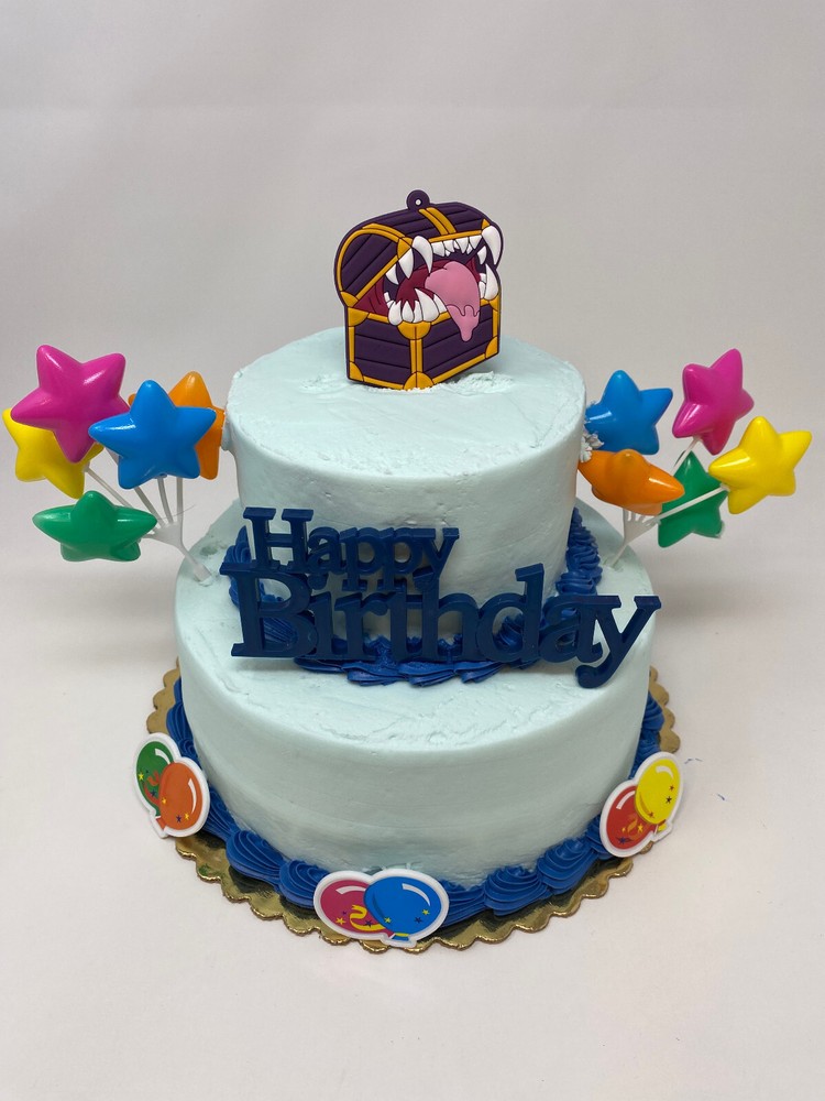 Dungeons and Dragons Chest Cake Topper Set