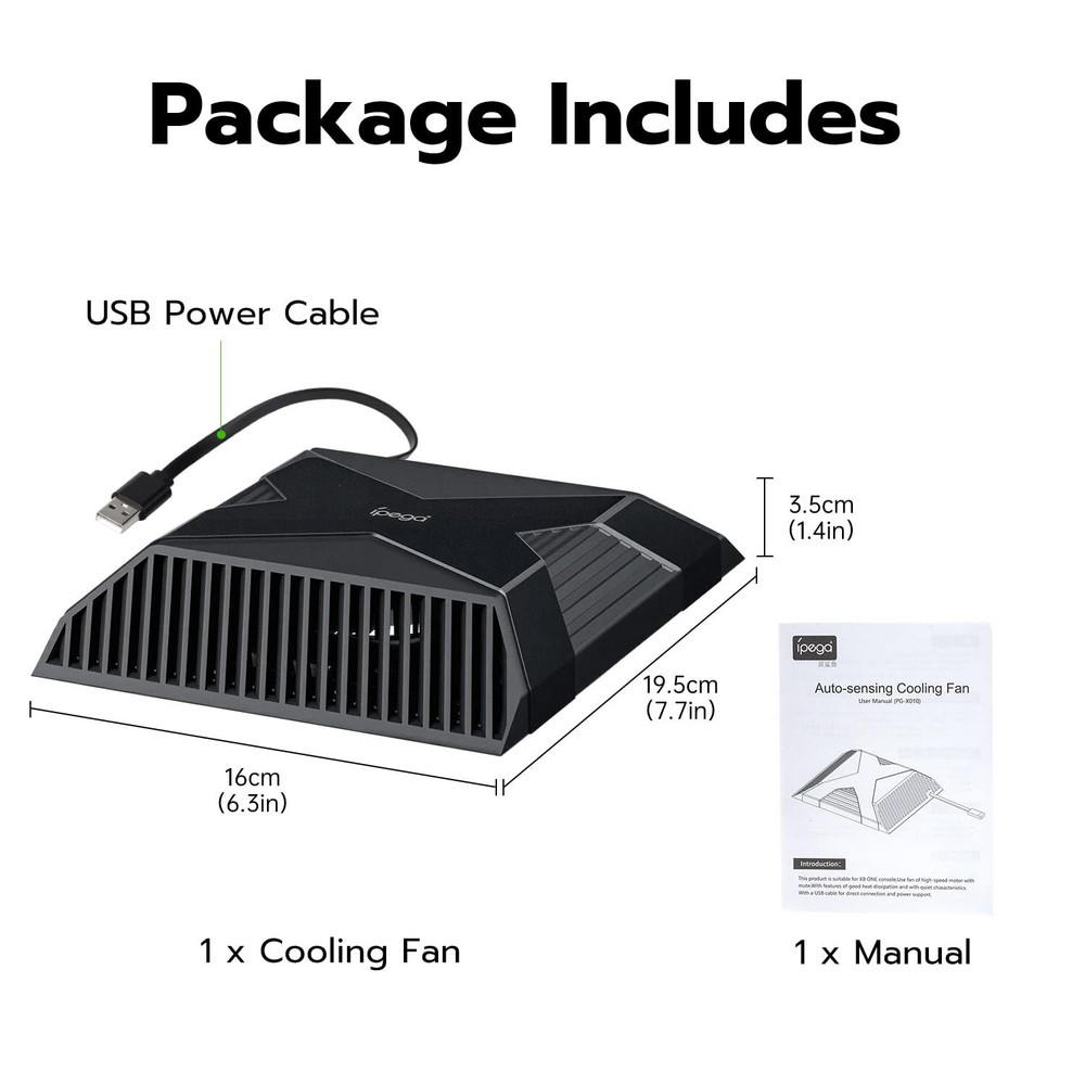 Ipega Auto Sensing Cooling Fan for Xbox One