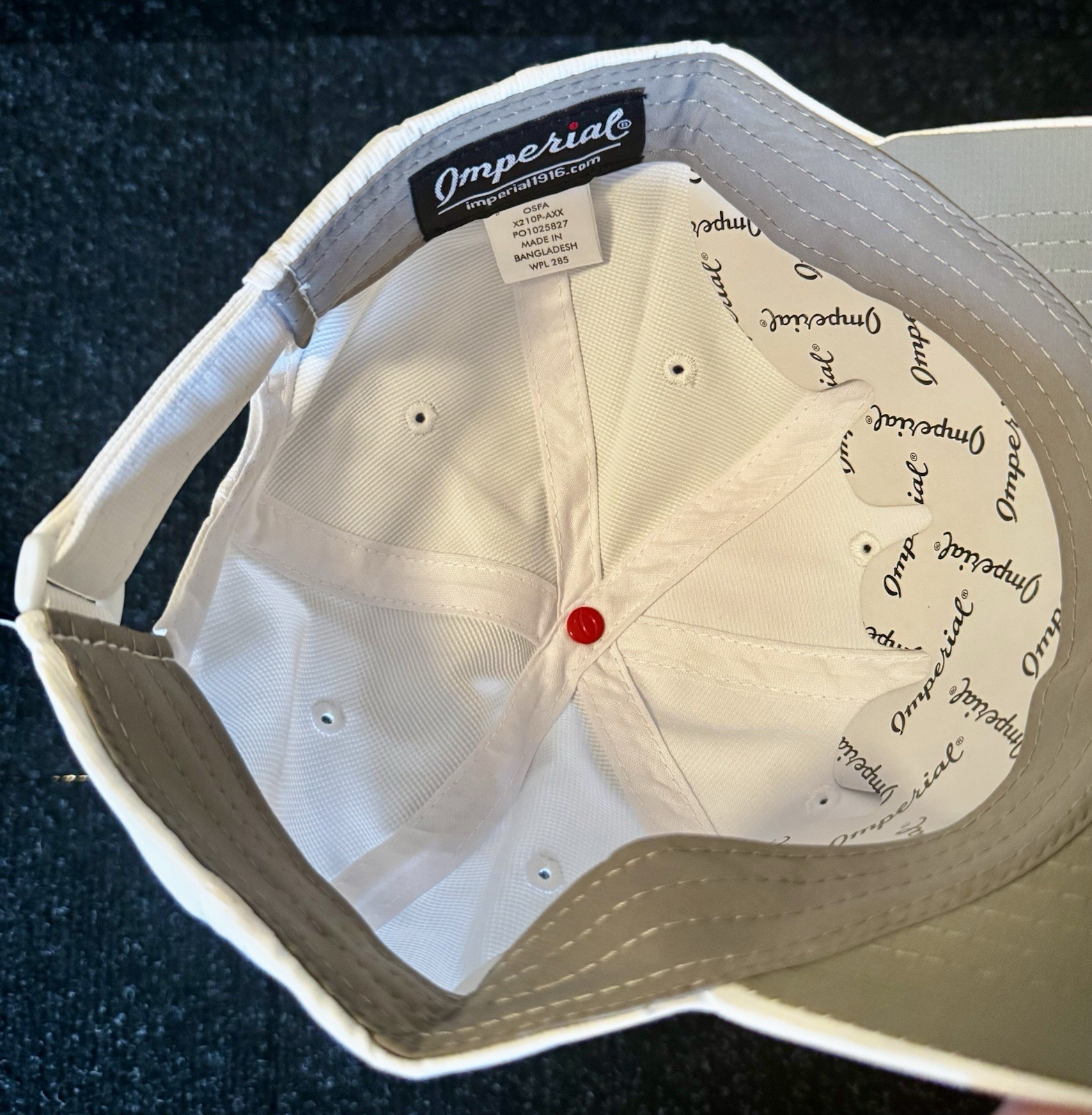 Everglades Club - Palm Beach FL - NEW - White Imperial Lightweight Golf Hat