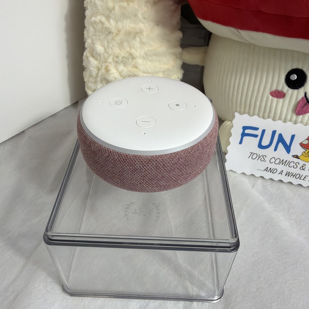 Amazon Echo Dot 3rd Generation Smart Speaker - Plum (Power Cord NOT Included)