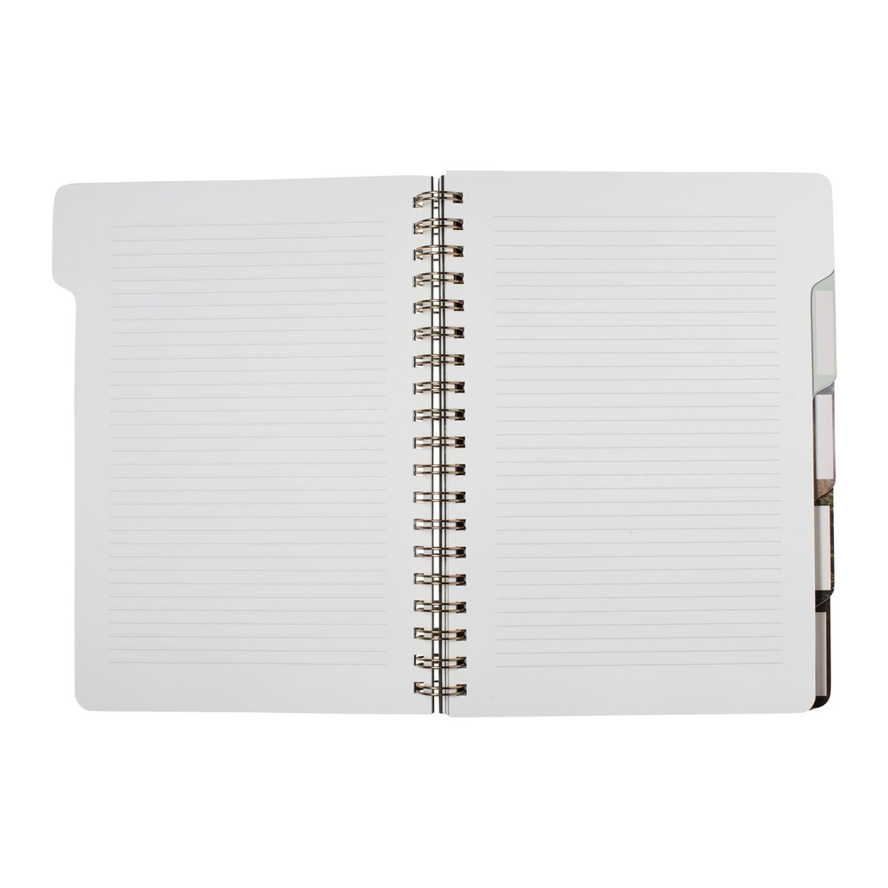 Studio Large Tab Notebook,"Naturalist Notes", Flexible Paperback Cover, 5 Sub...