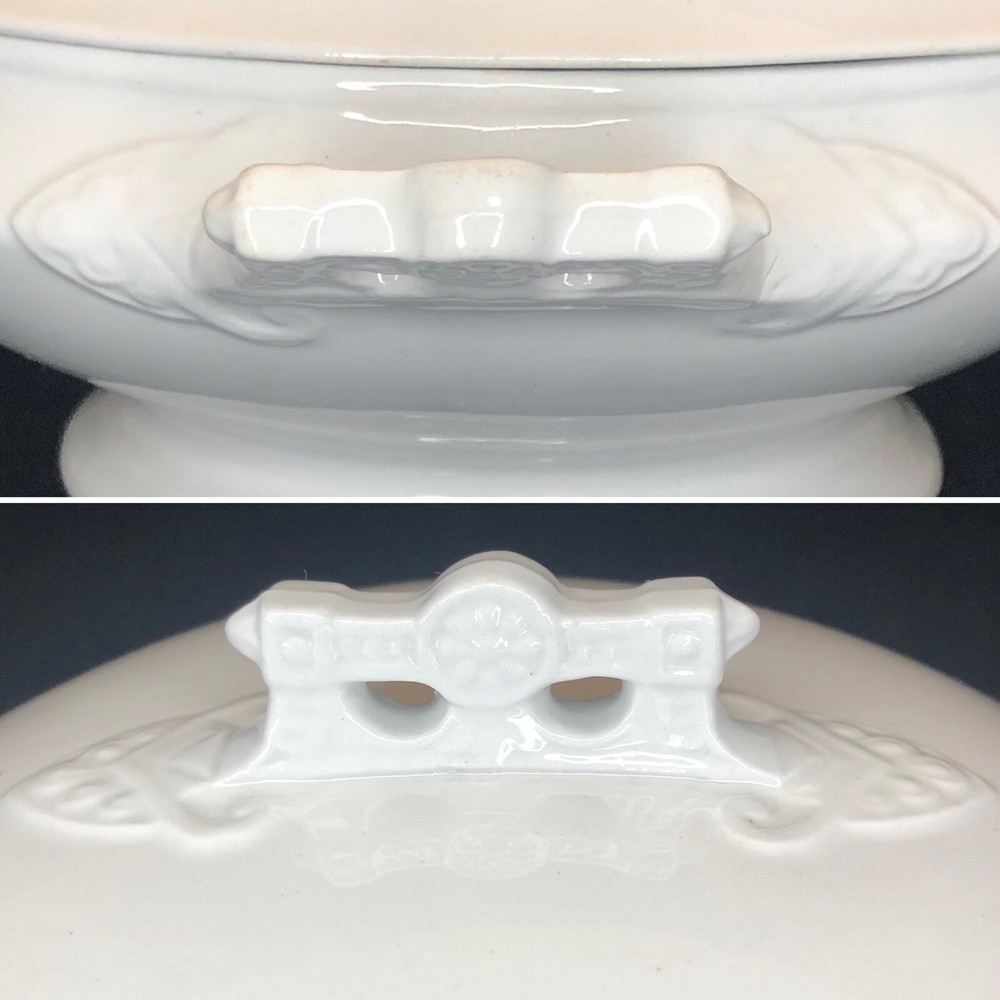 Thomas Elsmore & Son White Covered Casserole England