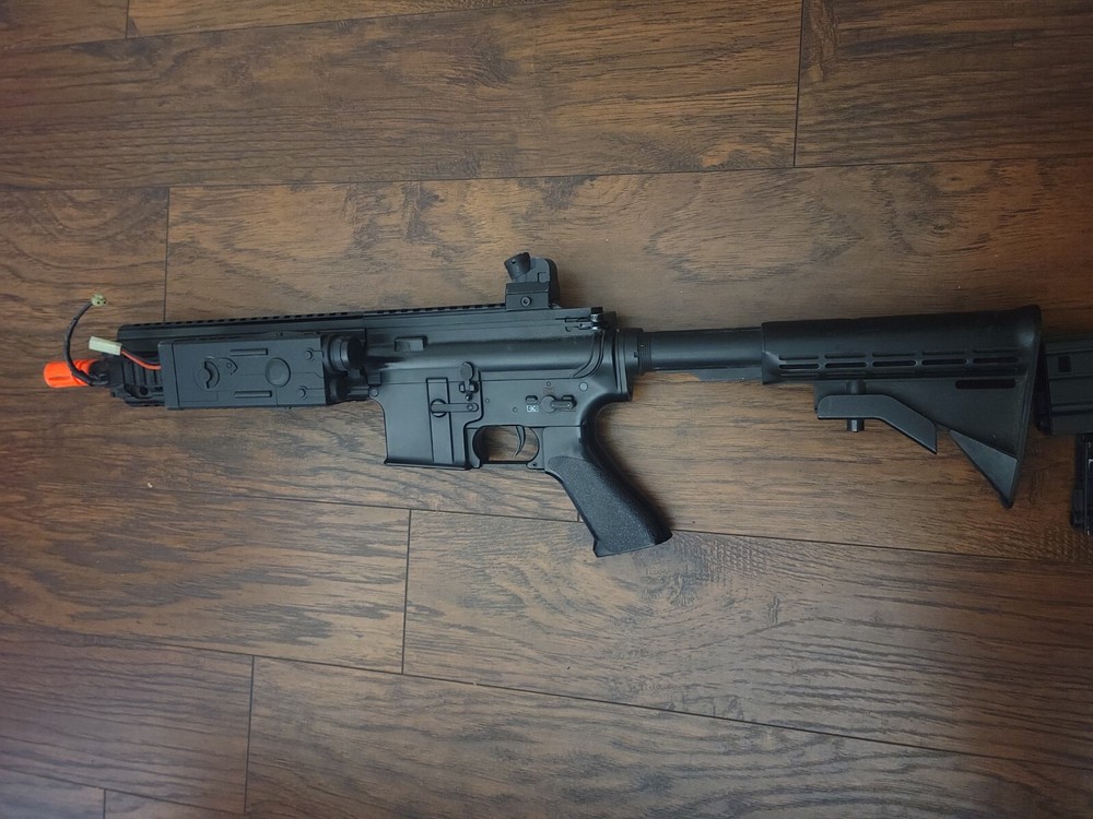 airsoft m4 rifle black lancer tactical