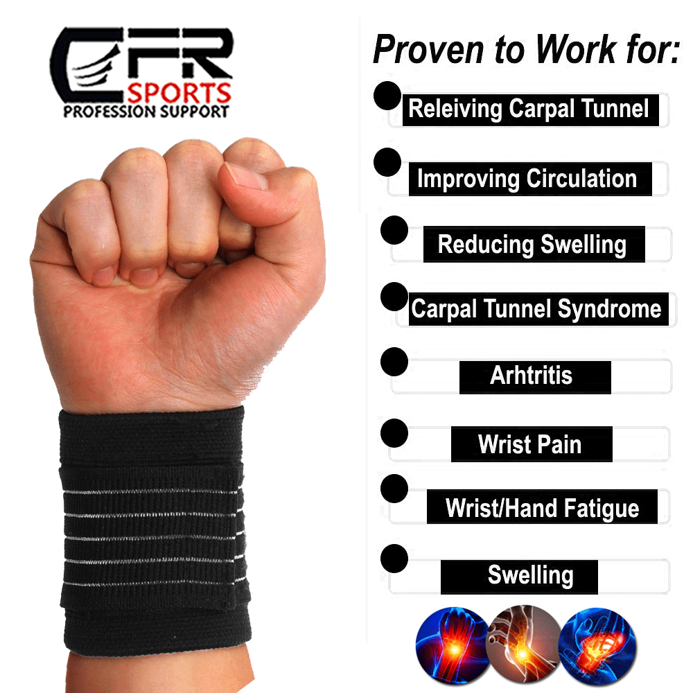 Weight Lifting Wrist Support Wraps Gym Workout Training Support Strap Gym Carpal