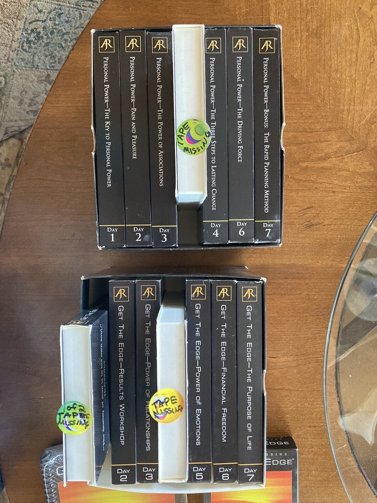 Tony Robbins motivational tapes