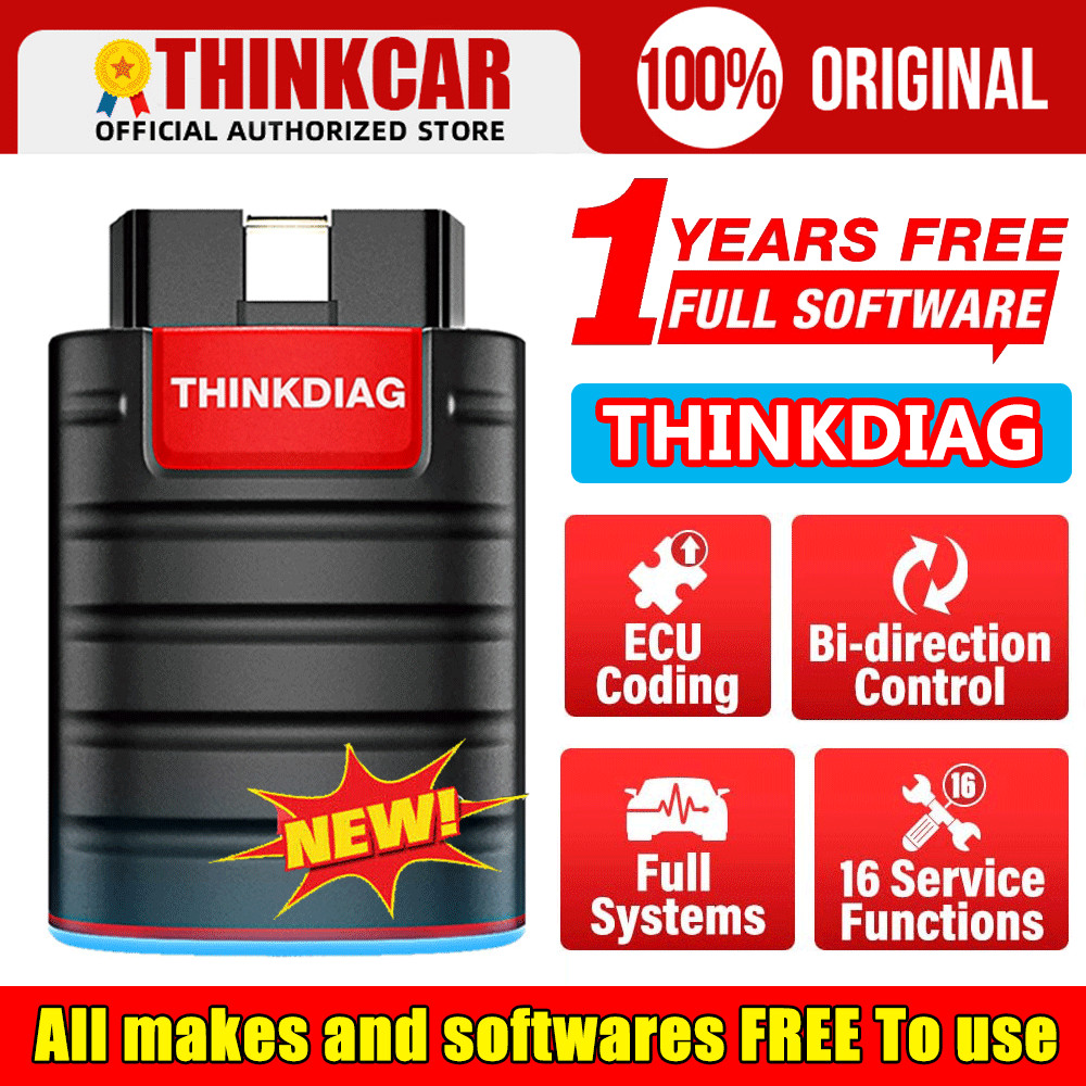 2025 THINKDIAG Bidirectional Car Diagnostic Tool Full Software Free OBD2 Scanner