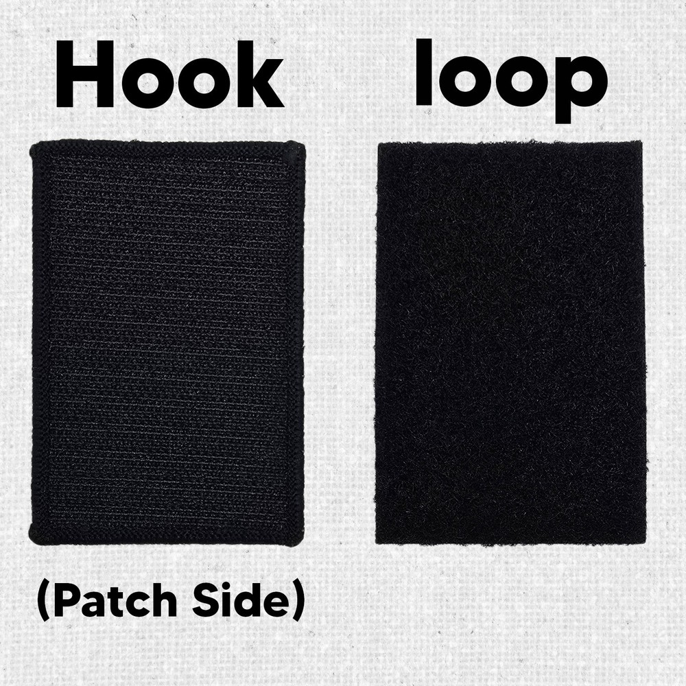 GNU Linux Patch Moral Tactical Meme Ubuntu Kali Arch Btw USA Hook & Loop 3x2